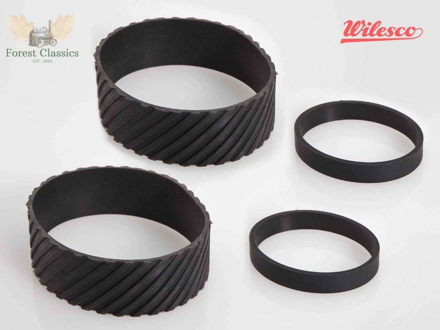 Wilesco Long profile tyres for all traction engines including showman